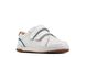 Clarks Boys Toddler Shoes - WHITE LEATHER - 589906F FAWN SOLO T